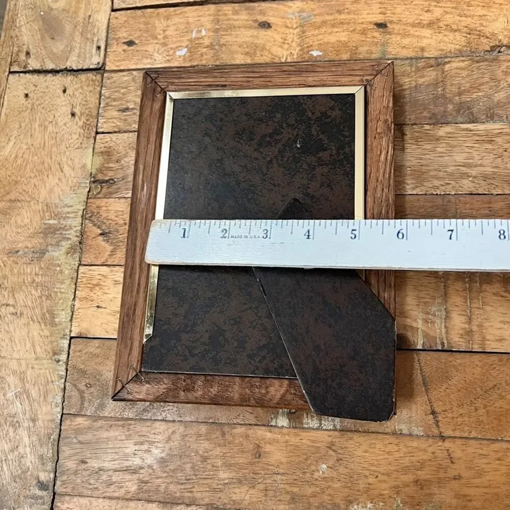Rustic Wooden Picture Frame Fits 6.5